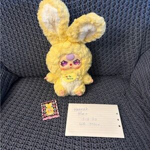 Yellow Plush Bunny Toy